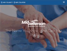 Tablet Screenshot of midjeffextendedcare.com